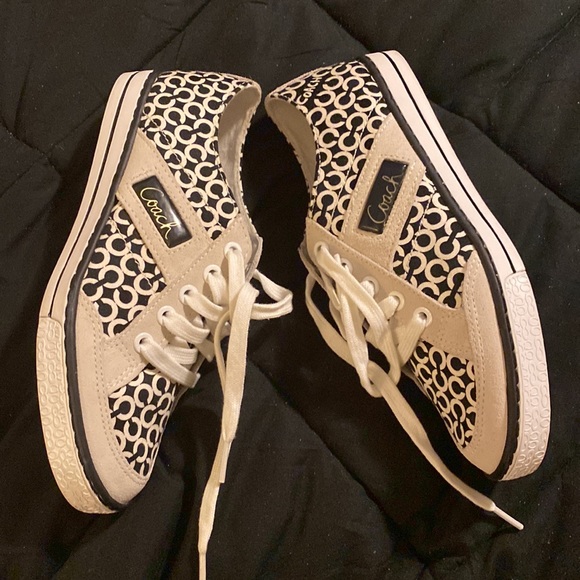 Coach tennis shoes blk/wht - Picture 3 of 9